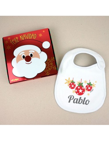 Babero Navideño Personalizado Navidad...