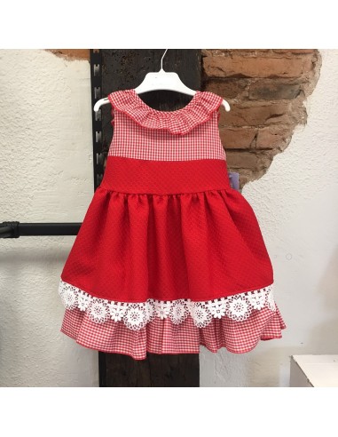 Vestido cuadros