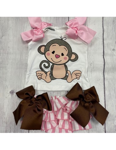 Conjunto monito niña