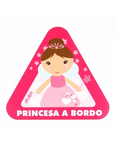 Adhesivo para coche Princesa a Bordo