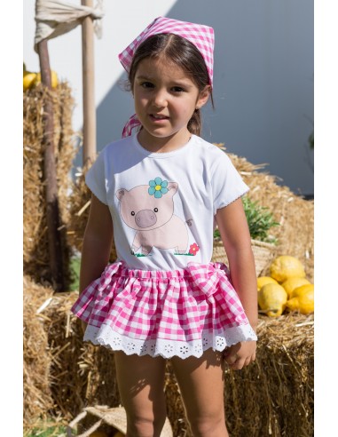 Conjunto cerdito niña