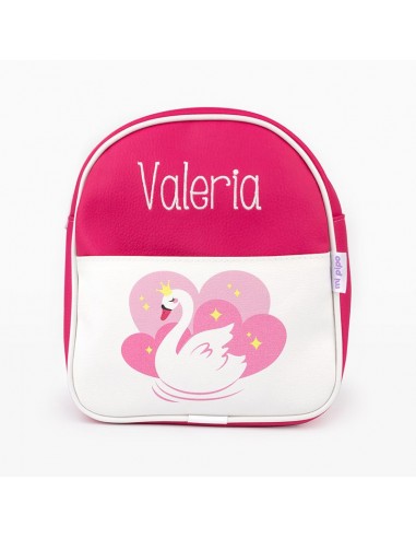 Mochila Cisne Fucsia personalizada