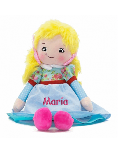 Muñeca de tela personalizada María