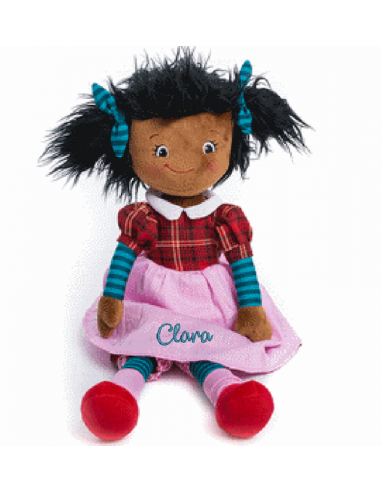 Muñeca de tela personalizada clara