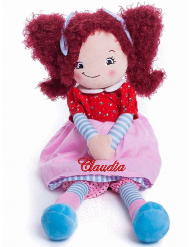 Muñeca de tela personalizada Claudia